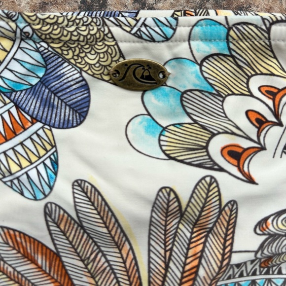 Quiksilver Bikini Bottoms, Tie-Side, S/M NWOT - Picture 2 of 3